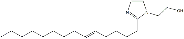 2-(5-Tetradecenyl)-2-imidazoline-1-ethanol Struktur