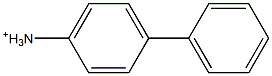 (4-Biphenylyl) ammonium Struktur