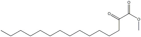 2-Oxopentadecanoic acid methyl ester Struktur