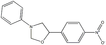 5-(4-Nitrophenyl)-3-phenyloxazolidine Struktur