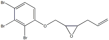 2,3,4-Tribromophenyl 3-allylglycidyl ether Struktur