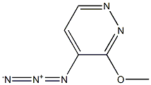 4-Azido-3-methoxypyridazine Struktur