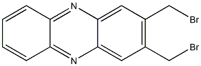 2,3-Bis(bromomethyl)phenazine Struktur