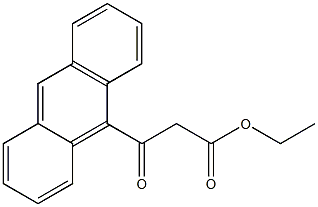 3-(9-Anthryl)-3-oxopropionic acid ethyl ester Struktur