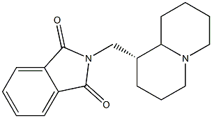 N-[[(1R)-Octahydro-2H-quinolizin]-1-ylmethyl]phthalimide Struktur