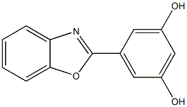 5-BENZOOXAZOL-2-YL-BENZENE-1,3-DIOL Struktur