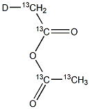 Acetic anhydride-13C4,d6 97 atom % D, 99 atom % 13C Struktur