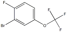 3-Bromo-4-fluorotrifluoromethoxybenzene Struktur