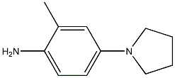 2-Methyl-4-(1-pyrrolidinyl)aniline Struktur