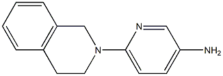 6-[3,4-Dihydro-2(1H)-isoquinolinyl]-3-pyridinamine Struktur