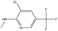 3-Chloro-N-methyl-5-(trifluoromethyl)-2-pyridinamine Struktur