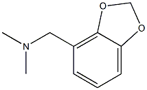 1-(benzo[d][1,3]dioxol-4-yl)-N,N-dimethylmethanamine Struktur