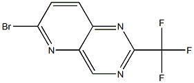 6-bromo-2-(trifluoromethyl)pyrido[3,2-d]pyrimidine Struktur