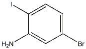 5-Bromo-2-iodo-phenylamine Struktur