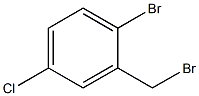 1-Bromo-2-(bromomethyl)-4-chlorobenzene Struktur