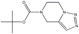 5-Boc-4,6,7-trihydro-1,2,3-triazolo[1,5-a]pyrazine Struktur