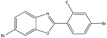 6-bromo-2-(4-bromo-2-fluorophenyl)benzo[d]oxazole Struktur