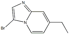 3-bromo-7-ethylimidazo[1,2-a]pyridine Struktur