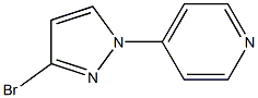 4-(3-bromo-1H-pyrazol-1-yl)pyridine Struktur