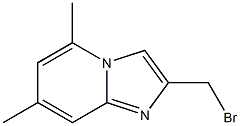 2-(bromomethyl)-5,7-dimethylimidazo[1,2-a]pyridine Struktur