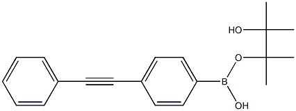 4-(Phenylethynyl)phenylboronic acid pinacol ester Struktur