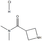 N,N-dimethylazetidine-3-carboxamide hydrochloride Struktur