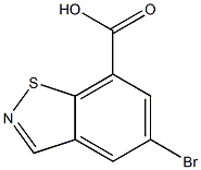 5-Bromo-benzo[d]isothiazole-7-carboxylic acid Struktur