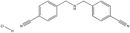 Bis(4-cyanobenzyl)aMine Hydrochloride Struktur