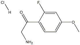 2-AMino-2'-fluoro-4'-Methoxyacetophenone hydrochloride Struktur