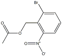 2-BroMo-6-nitrobenzyl acetate Struktur