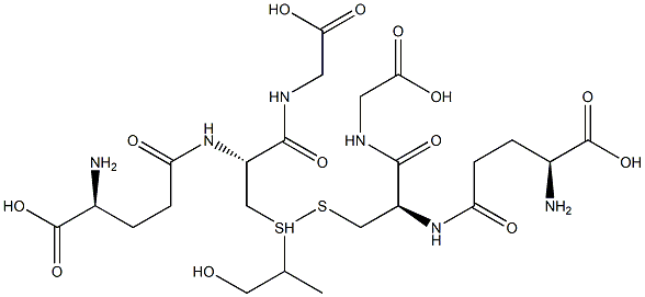 S-(1-Methyl-2-hydroxyethyl)glutathione Struktur