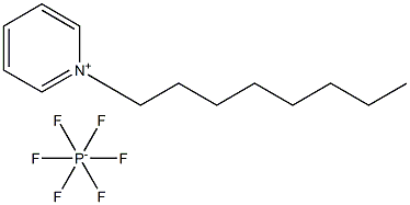 N-Octylpyridinium hexafluorophosphate Struktur