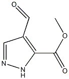 Methyl 4-formyl-1H-pyrazole-5-carboxylate Struktur