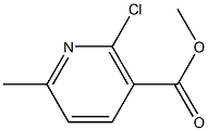 2-Chloro-6-methyl-nicotinic acid methyl ester Struktur