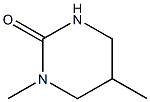 1,5-Dimethyltetrahydropyrimidin-2(1H)-one Struktur