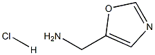 (1,3-Oxazol-5-yl)methylamine hydrochloride Struktur