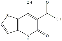 7-hydroxy-5-oxo-4,5-dihydrothieno[3,2-b]pyridine-6-carboxylic acid Struktur