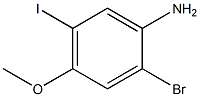 2-Bromo-5-iodo-4-methoxy-phenylamine Struktur