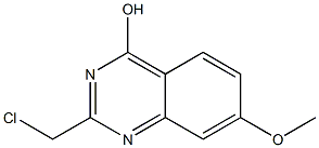 2-Chloromethyl-7-methoxy-quinazolin-4-ol Struktur