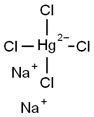 Sodium tetrachloromercurate solution tetrachloromercury sodium stock solution Struktur