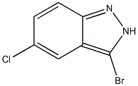 3-Bromo-5-chloro-2H-indazole Struktur