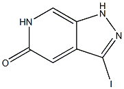 3-Iodo-1,6-dihydro-pyrazolo[3,4-c]pyridin-5-one Struktur