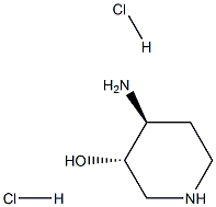 (3S,4S)-4-aminopiperidin-3-ol dihydrochloride Struktur