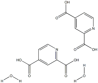 2,4-PYRIDINEDICARBOXYLIC ACID HYDRATE 2,4-pyridinedicarboxylic acid hydrate Struktur