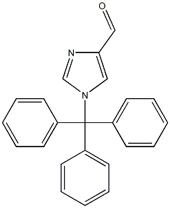 1-TRITYL-IMDAZOLE-4-CARBOXADEHYDE Struktur