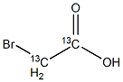 Bromoacetic-1,2-13C2 Acid Struktur