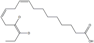 Linolenic Acid-15,16-D2 Struktur