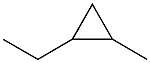 1 -METHYL-2-ETHYLCYCLOPROPANE Struktur