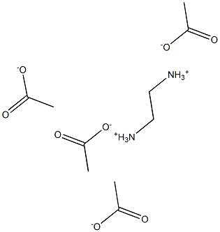 Ethylene diammonium tetraacetate Struktur