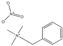 Benzyltrimethylammonium nitrate Struktur